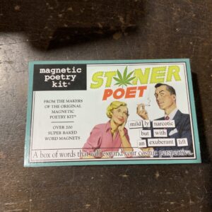 Vintage-style poetry kit packaging