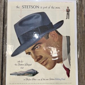 Retro men's fashion poster