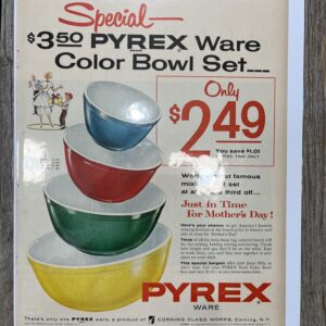 1950s Pyrex kitchenware promotion