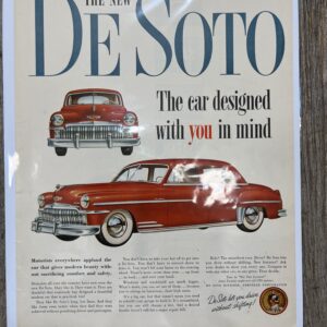 Retro De Soto marketing poster