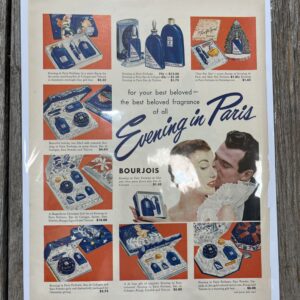 Vintage Evening in Paris perfume ad