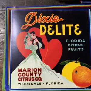 Marion County Citrus Co. label