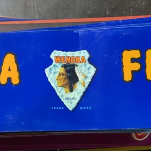 Wenoka Fruits vintage label design